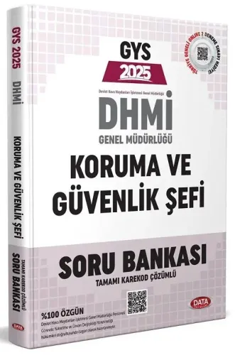 Data Yayınları 2025 DHMİ Koruma ve Güvenlik Şefi GYS Soru Bankası