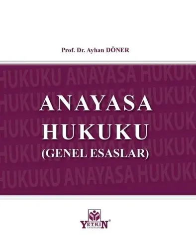 Anayasa Hukuku Genel Esaslar