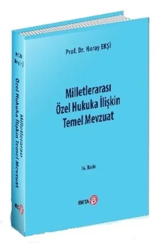 Milletlerarası Özel Hukuka İlişkin Temel Mevzuat (Ciltli)