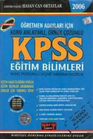 Öğretmen Adayları İçin Konu Anlatımlı Örnek Çözümlü KPSS 2006
