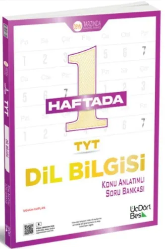 ÜÇDÖRTBEŞ 1 HAFTADA TYT DİL BİLGİSİ KONU ANLATIMLI SORU BANKASI