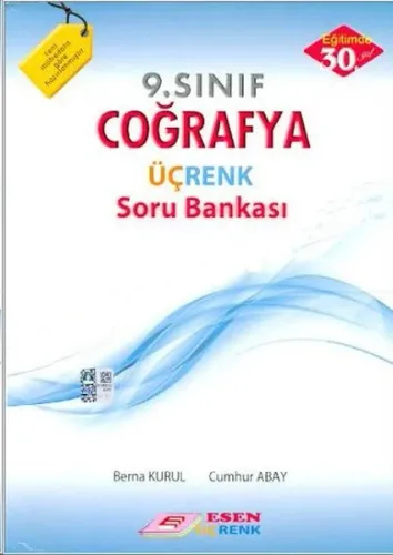 Esen Üçrenk Yayınları 9. Sınıf Coğrafya Soru Bankası Esen Üçrenk