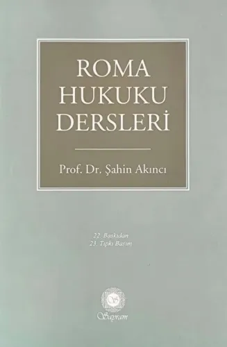 Roma Hukuku Dersleri