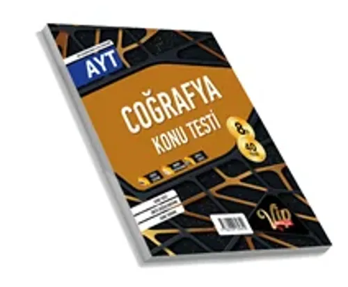 VİP AYT COĞRAFYA KUTU TESTİ (8 Öğrencilik) YENİ