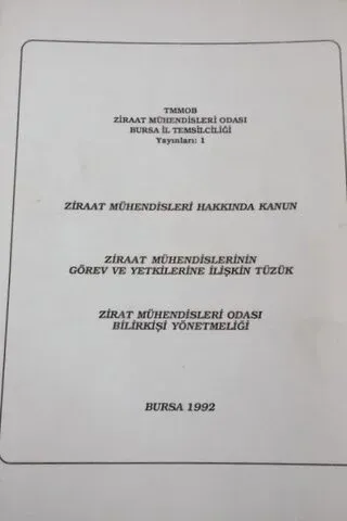 Ziraat Mühendisleri Hakkında Kanun