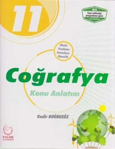 Palme Yayınları 11. Sınıf Coğrafya Konu Anlatım Palme