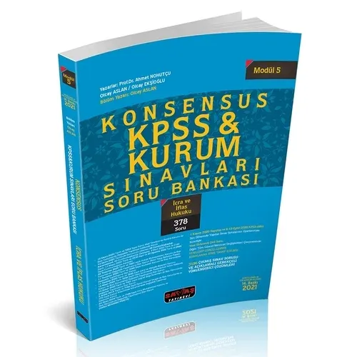KONSENSUS KPSS İcra ve İflas Hukuku Soru Bankası Modül 5