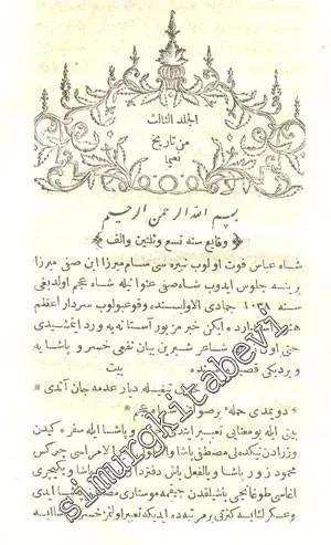 OSMANLICA: Naima Tarihi: Ravzatü'l - hüseyin fi Hulasat - ı Ahbari'l - hafikayn 3. Cilt -