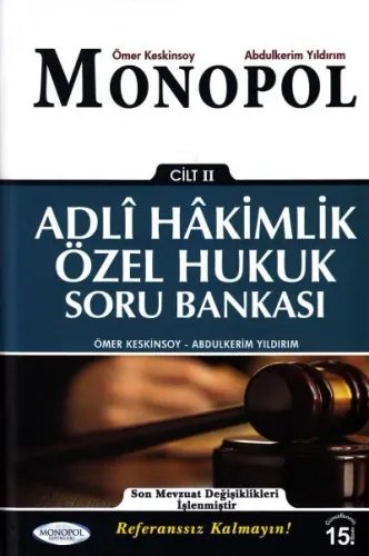 Adli Hakimlik Özel Hukuk Cilt II