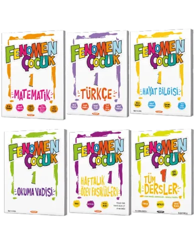 Fenomen Çocuk Yayınları 1. Sınıf 6'lı Set
