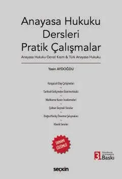 Anayasa Hukuku Dersleri Pratik Çalışmalar