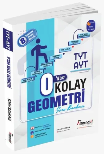 TYT-AYT 0'DAN KOLAY GEOMETRI SORU BANKASI ALTERNATİF YAYINLARI