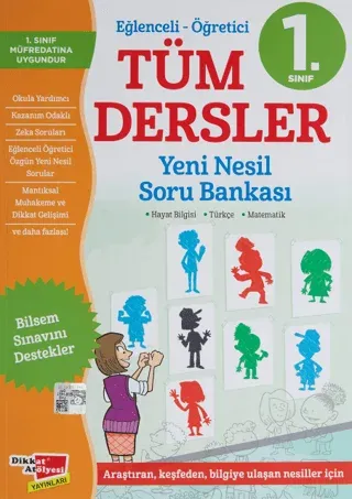 1. Sınıf Tüm Dersler Yeni Nesil Soru Bankası