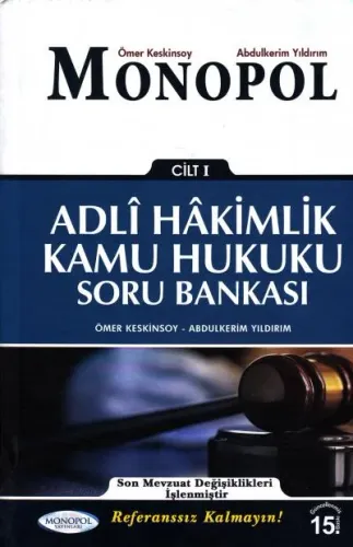 Adli Hakimlik Kamu Hukuku Soru Bankası