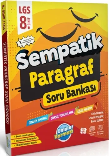 Ünlüler Karması Sempatik 8. Sınıf Paragraf Soru Bankası 2025