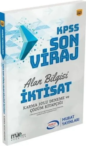 Murat 2019 KPSS Alan Bilgisi İktisat Son Viraj Karma 10lu Deneme Seti
