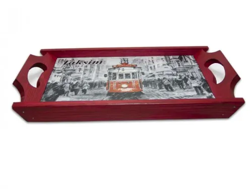 Taksim Ahşap Tepsi