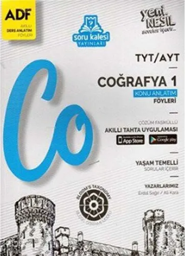 Soru Kalesi Yayınları 2024 TYT Coğrafya Konu Anlatımlı Ders Föyleri