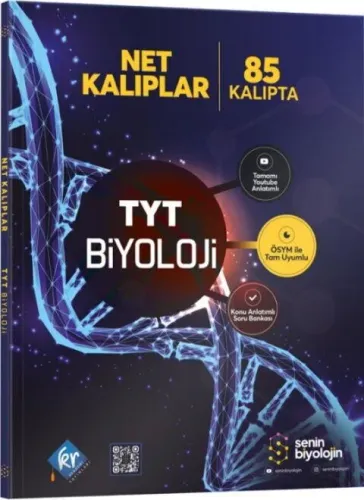 KR Akademi TYT Biyoloji Senin Biyolojin Net Kalıplar Konu Anlatımlı Soru Bankası