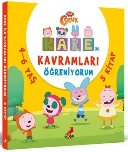 Kare ile Kavramları Öğreniyorum (5 kitap)