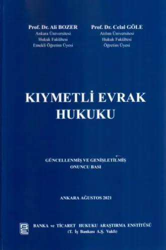 Kıymetli Evrak Hukuku