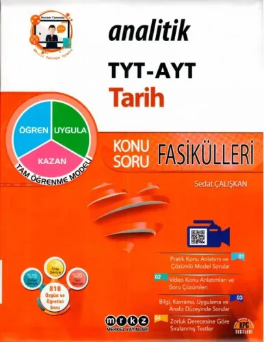 Merkez Yayınları TYT AYT Tarih Analitik Konu Soru Fasikülleri Merkez Yayınları TYT AYT Tarih Analitik Konu Soru Fasikülleri