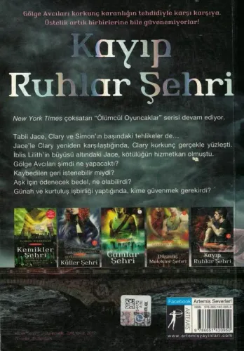 Kayıp Ruhlar Şehri Ölümcül Oyuncaklar 5. Kitap Cassandra Clare Artemis