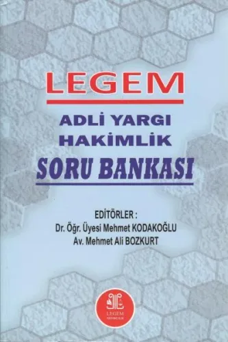 Adli Yargı Hakimlik Soru Bankası