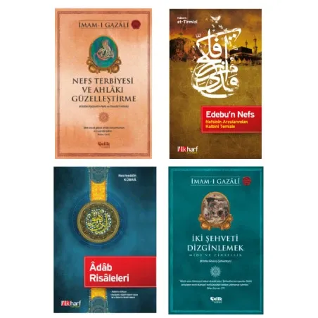İmam-ı Gazali Nefs Terbiyesi-Edebu'n Nefs-Adab Risaleleri İki Şehveti Dizginlemek 4'lü Set
