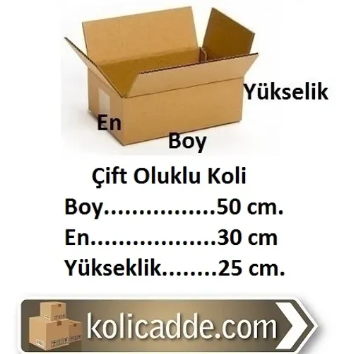 Taşınmak İçin Koli 50x30x25 cm.