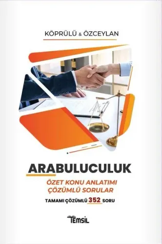 Temsil Kitap 2022 Arabuluculuk Özet Konu Anlatımı Çözümlü Sorular