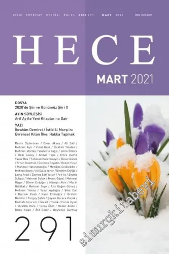 Hece Dergisi - 2020'de Şiir ve Günümüz Şiir 2 - Sayı: 291       Mart
