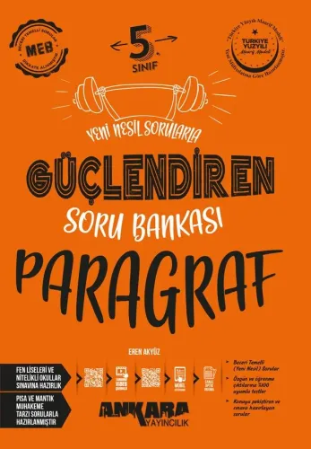 Ankara Yayıncılık 5. Sınıf Paragraf Güçlendiren Soru Bankası