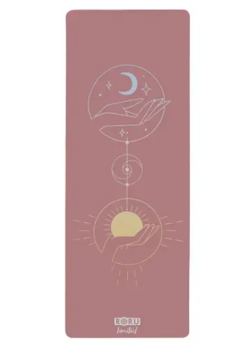 Sun Series Limited - Ultra Kaydırmaz Yoga Matı Hatha 4mm-Gül Kurusu
