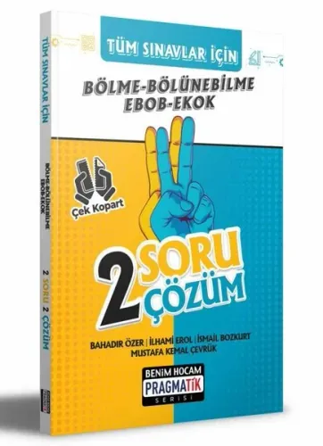 2022 Tüm Sınavlar İçin Bölme Bölünebilme - EBOB - EKOK 2 Soru 2 Çözüm Fasikülü;Pragmatik Serisi