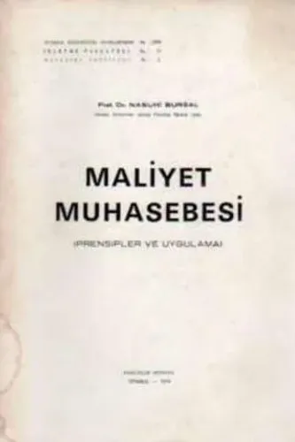 Maliyet Muhasebesi ( Prensipler ve Uygulama )