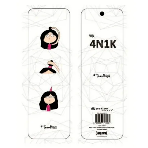 4N1K- Kitap Ayraçı - Team Büşü (NKL 310)