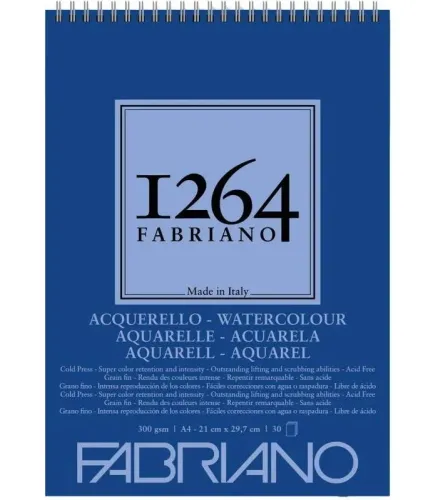 Fabriano F-1264 Suluboya defteri 300gr A4 30 yp