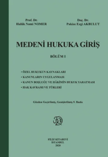 Medeni Hukuka Giriş