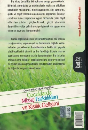 Çocuklarda Mizaç Farklılıkları ve Kişilik Gelişimi Dokuz Mizaç Modelin