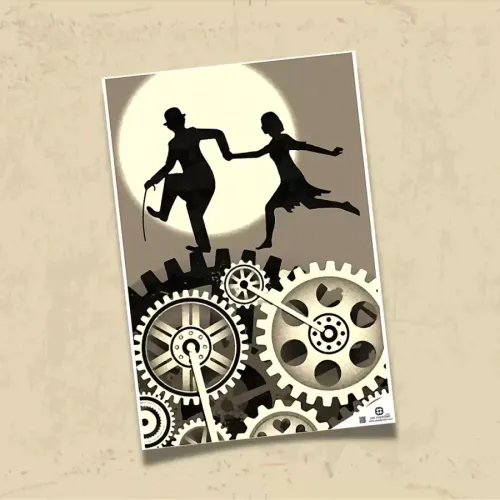 POSTER 0202 - CHARLIE CHAPLIN - MODERN TIMES - FİLM AFİŞİ - KUŞE KAĞIT (33X48)