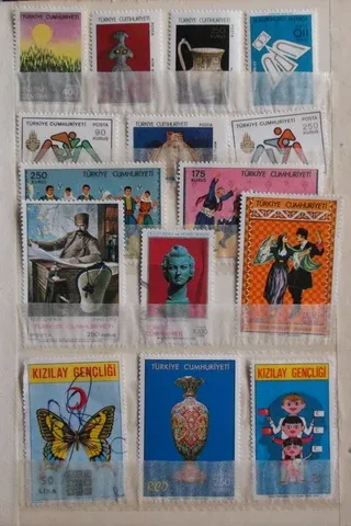Koleksiyon Pul (15 Adet)
