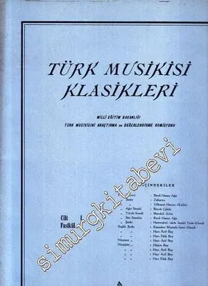 Türk Musikisi Klasikleri - Nota -