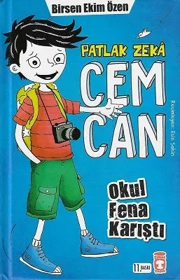 Patlak Zeka Cemcan 1 - Okul Fena Karıştı - Ciltli Kitap