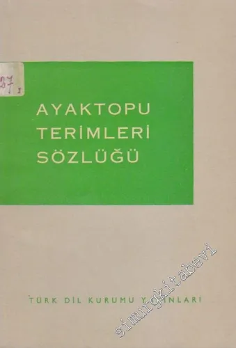 Ayaktopu Terimleri Sözlüğü -        1974