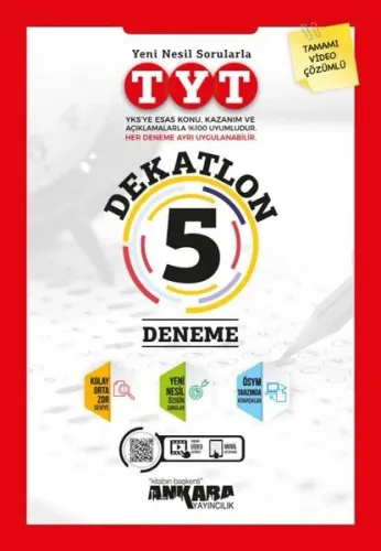YKS TYT Dekatlon 5 Deneme