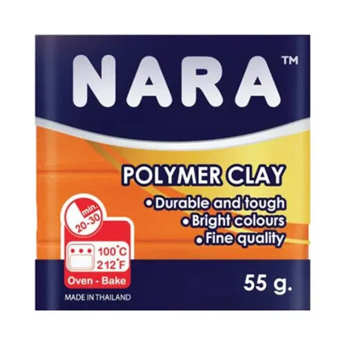 NARA POLYMER CLAY 55gr.ORANGE ( Polimer Kil )