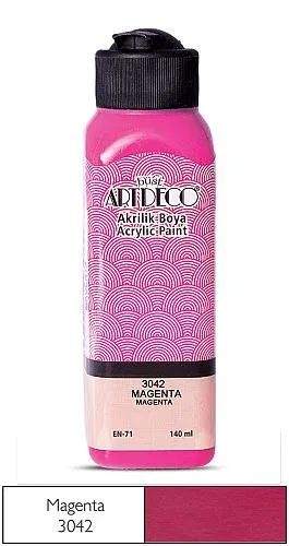 ARTDECO AKRİLİK BOYA 140ml. - Magenta 3042