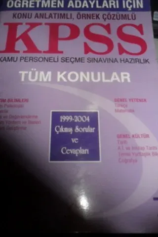 KPSS Tüm Konular