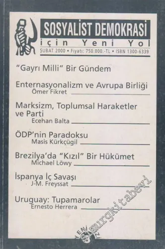 Sosyalist Demokrasi İçin Yeni Yol - Sayı: 3      Şubat